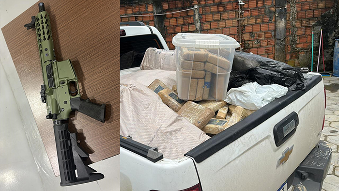 VÍDEO - grupo criminoso é preso com drogas, carro e jet-ski em Manaus