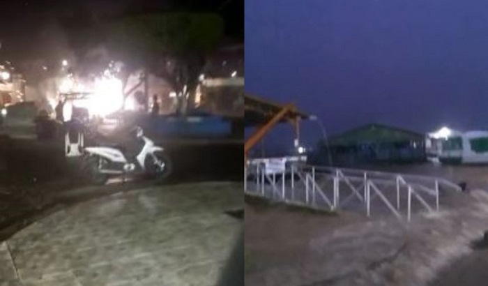 VÍDEOS - Temporal assusta e causa prejuízos no interior do Amazonas