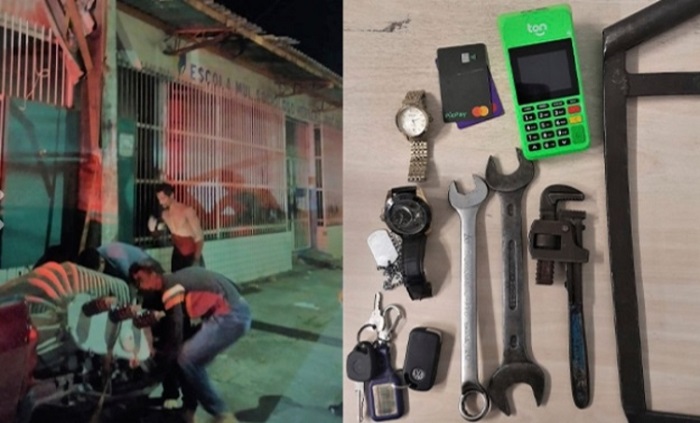 Quadrilha é presa por furtar transformador de poste de energia em Manaus