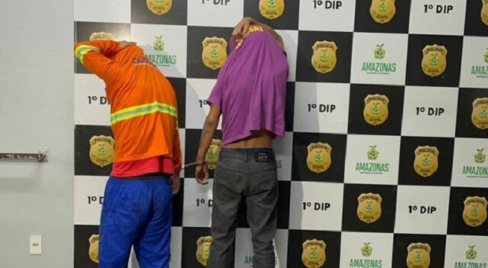 Suspeitos de assalto são presos em flagrante após abordagem policial em Manaus