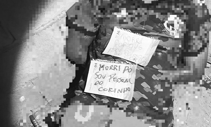 Homem é encontrado morto com bilhete em cima do corpo em Manaus