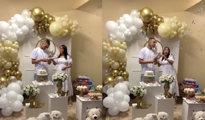 “marido lerdo” revela sexo do bebê antes da hora e leva tapão da esposa