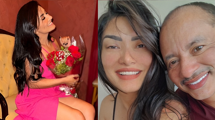 Enquanto uns se separam, Manoel do hit ‘Caneta Azul’ anuncia noivado com bela morena; veja