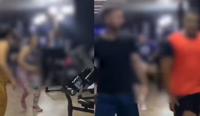 Homem sem roupas invade academia e corre atrás da mulherada; vídeo