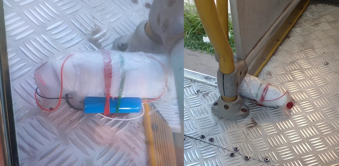 Grupo Marte desativa bomba encontrada dentro do transporte público em Manaus