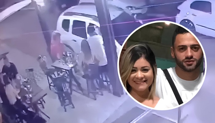 VEJA VÍDEO Casal é assassinado a tiros na calçada de restaurante