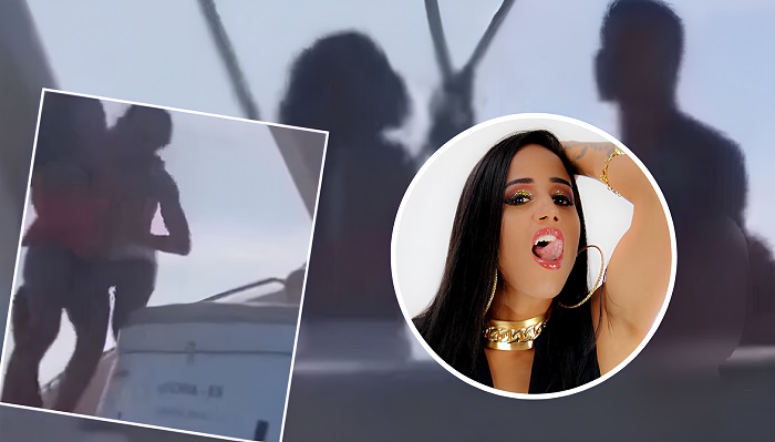 MC Naninha flagra traição e joga amante para fora de lancha