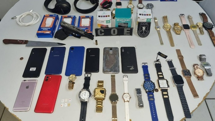 Suspeitos de assalto a ônibus são presos em Manaus