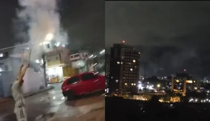 Queima de fogos em Manaus levanta suspeita de celebração por domínio de facção